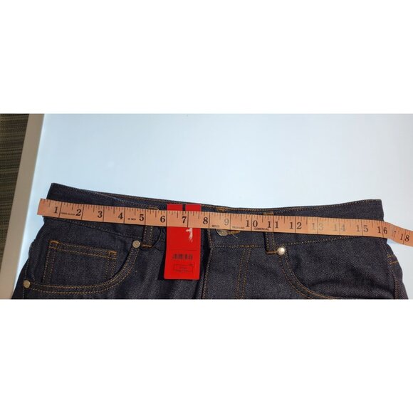 NWT Carolina Herrera Mens Dark Wash  Denim Straight Leg Jeans 32 - Picture 9 of 14